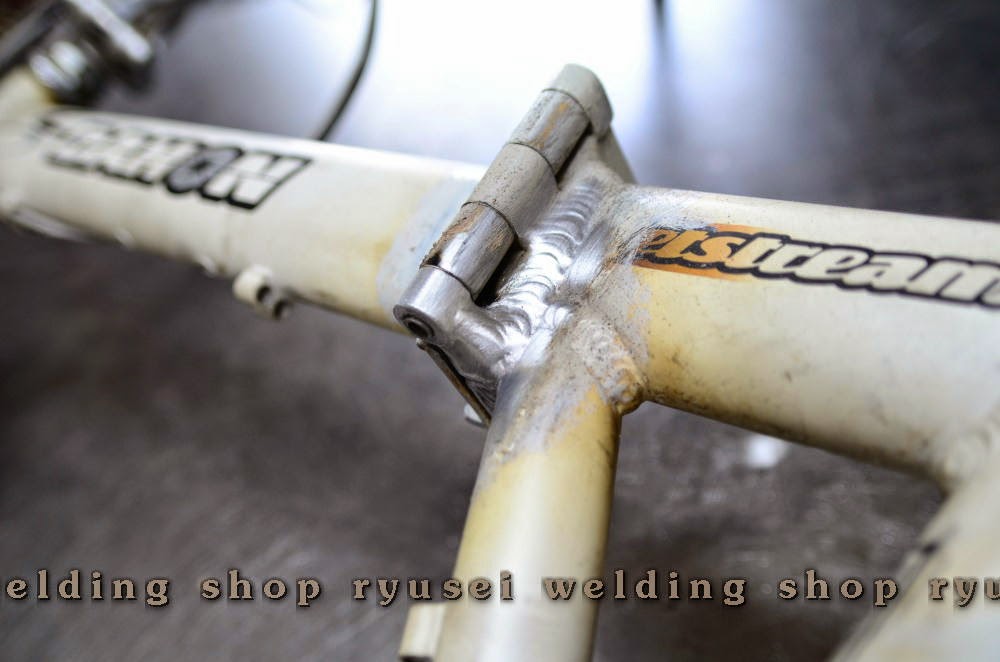 可動式自転車の修理