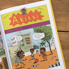 "Akissi: Auf die Katzen, fertig, los!" von Marguerite Abouet und Mathieu Sapin, erschienen im Verlag Reprodukt, Rezension auf Kinderbuchblog Familienbücherei