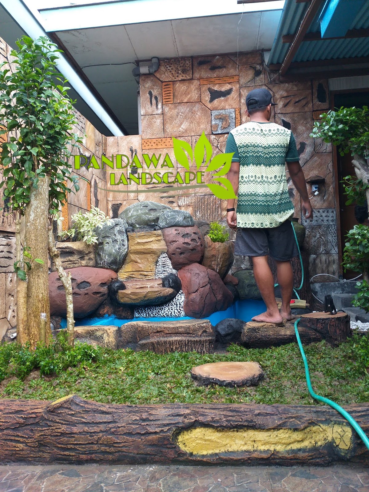 Tukang Dekorasi Kolam Tebing Rembang Blora Jasa Pembuatan Kolam Ikan Pandawa Landscape