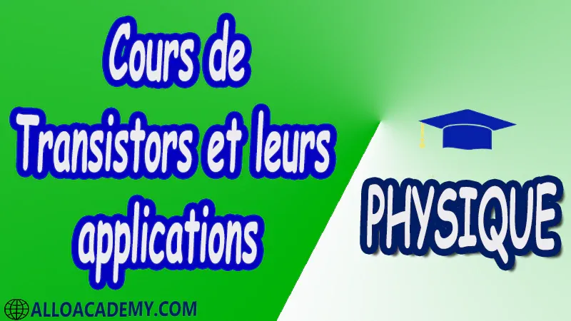 Cours de les transistors et leurs applications pdf