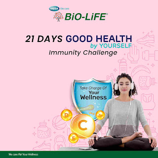 Pledge A Healthy Goal With BiO-LiFE For Your Immunity With 21 Days Good Health By Yourself Immunity Challenge