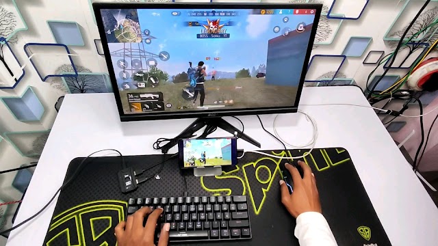 How to use Mobile as a PC & Play Games Mobile To Monitor Using Keyboard and Mouse With HDMI Adapter