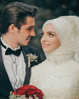 صور عرايس محجبات تحفة، اشيك واروق عروسة بالفستان 2020
