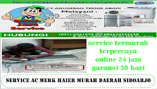 Service AC Merk Haier Murah Daerah Sidoarjo 