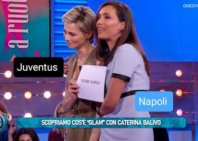 Francesca Fialdini juventina Caterina Balivo Napoletana