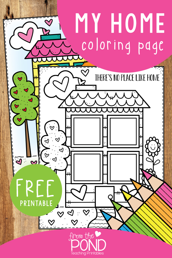 Free House Coloring Pages To Download