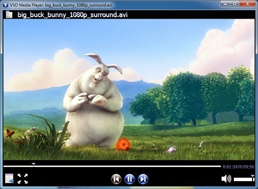 برنامج تشغيل الفيديو VSO Media Player 1.4.6