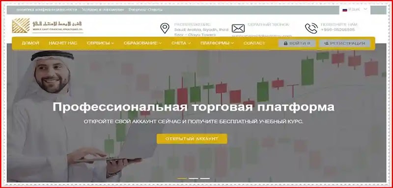 Мошеннический проект middleeastinv.com – Отзывы, развод. Компания Middle East Investment мошенники