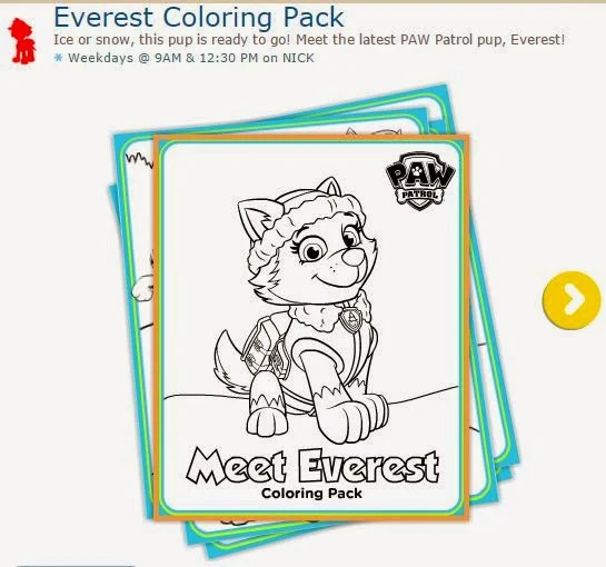 Paw Patrol o Patrulla Canina: Imágenes de Everest para Imprimir Gratis, para Colorear.