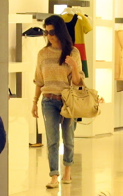 Kourtney Kardashian and Scott Disick at the Bal Harbour shops on Miami Beach