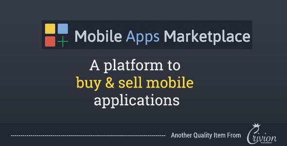 PHP Mobile Apps Marketplace Script v1.0
