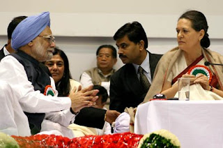 Manmohan singh and Sonia Gandhi