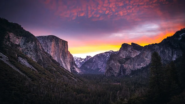 Yosemite National Park Sunset