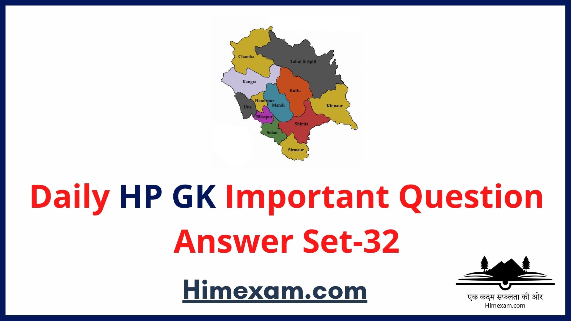 Daily HP GK Important Question Answer Set-32