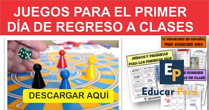 Juegos para el Primer Día de Clase