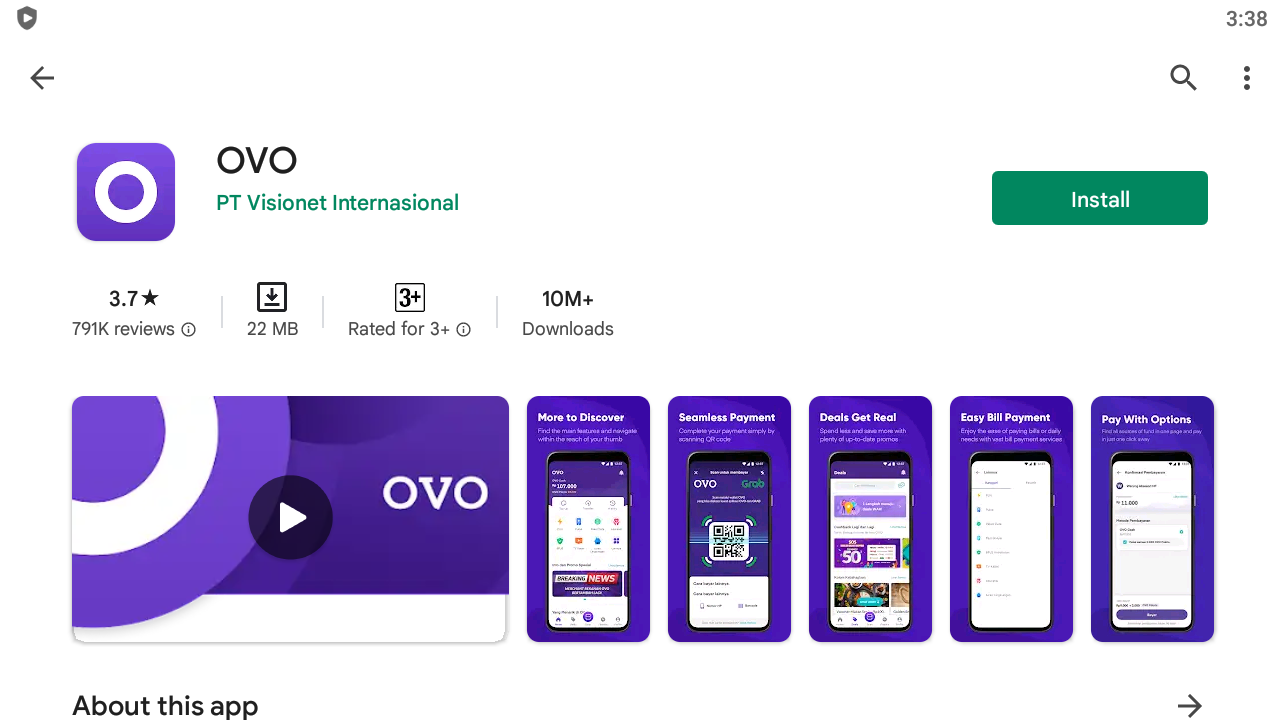 Cara Install Ovo di Hape Android, Kenapa Saya Dapet Segini?