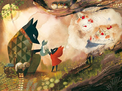 √ダウンロード wolf illustration little red riding hood 167737