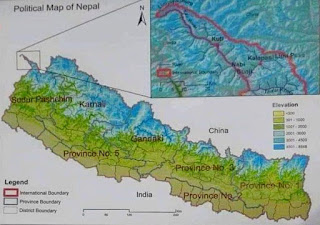 Nepal political map,Lipulekh, indo-Nepal border controversy