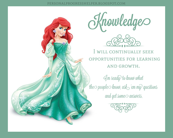 Young Women's Values with Disney Princesses: Knowledge