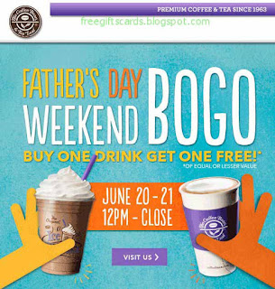 Free Printable Coffee Bean & Tea Leaf Coupons