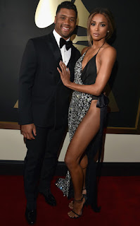 Russell Wilson and Ciara 