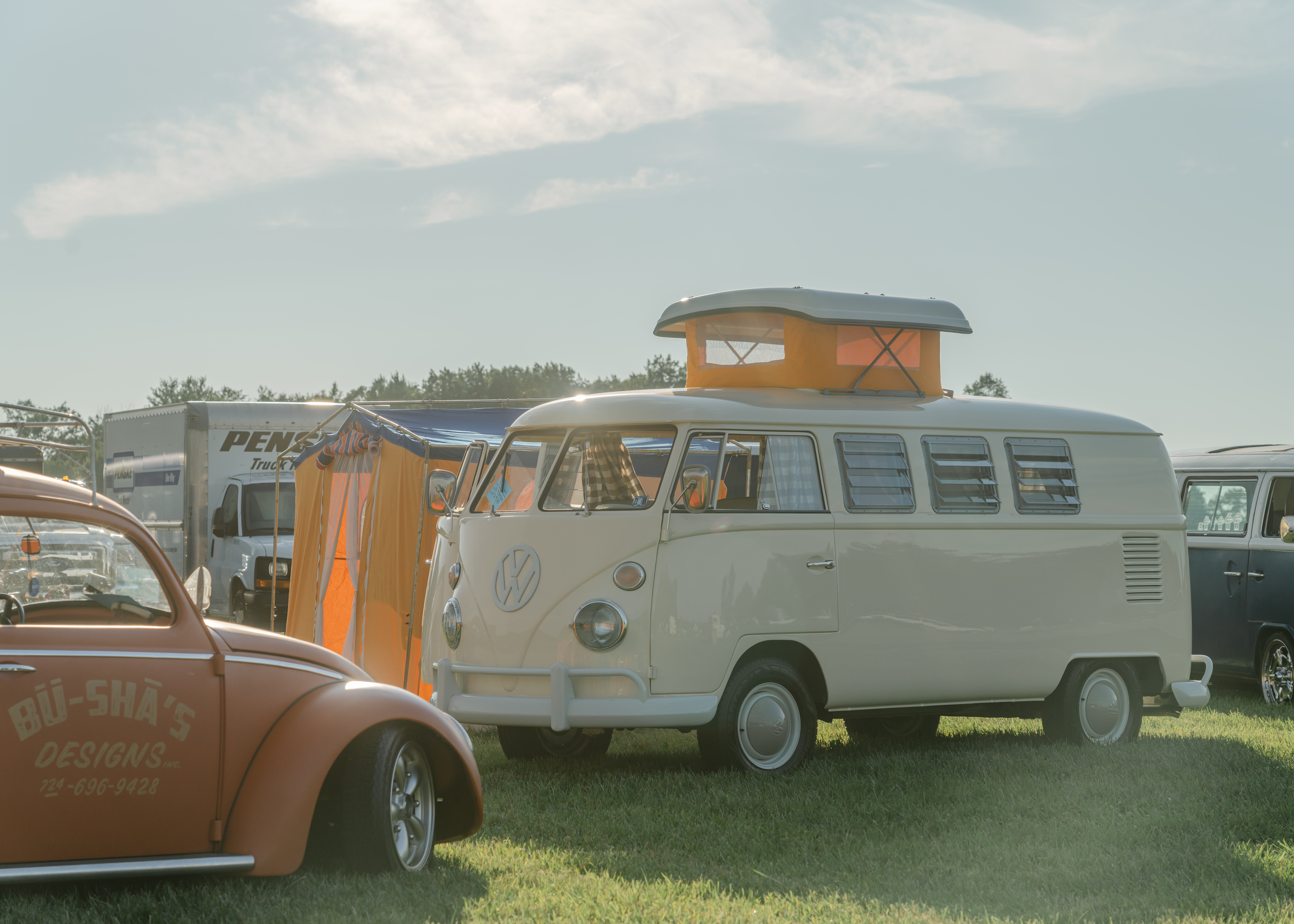 Tan VW Van