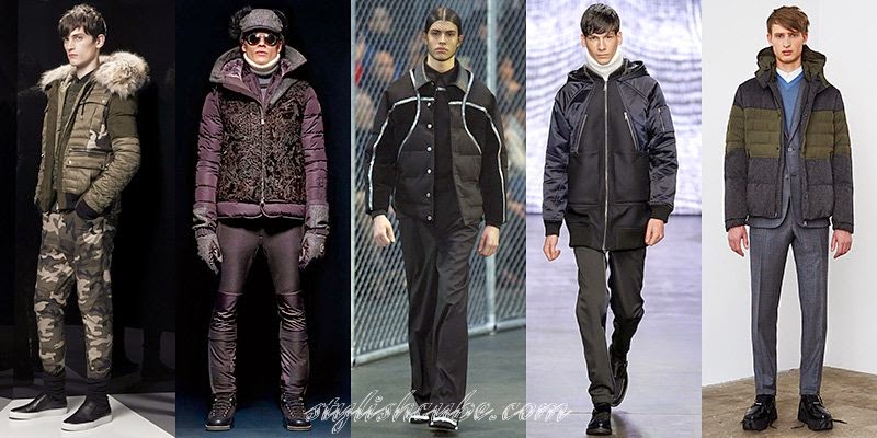 Fall Winter 2014 - 2015 Men's Duvet Coats Fashion Trends