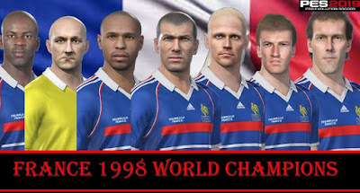 PES 2019 Facepack France 1998 World Cup by MictlanTheGod