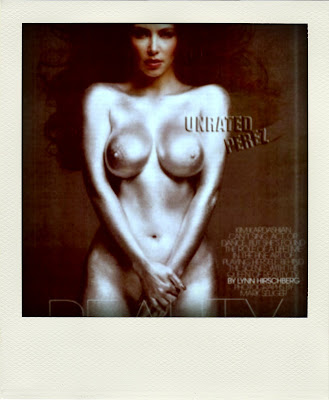  Kardashian Body Paint on Kim Kardashian Dressed Only In The Art Of Barabara Kruger On The Cover