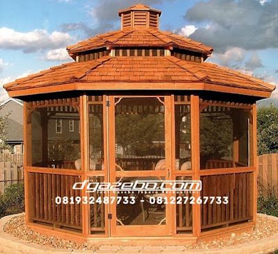 Gazebo Model Western Kayu Jati