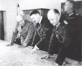 Hitler, Mussolini, Jodl, and Keitel, 25 August 1941 worldwartwo.filminspector.com