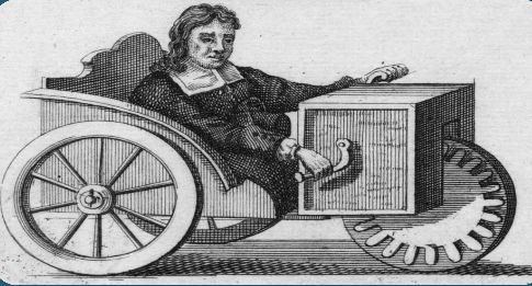 Who was the first individual to invent the wheelchair?