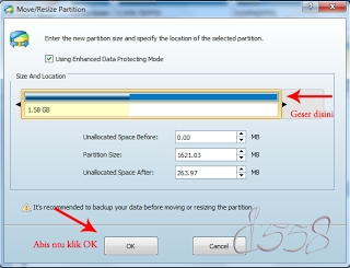 Partisi SD Card dengan Minitool