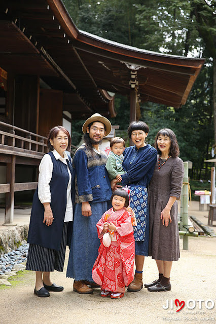 宇治上神社での七五三出張撮影