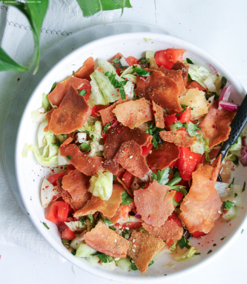 arabischer Brotsalat Fattoush