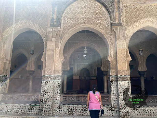 Bou Inania Mosque inside Bou Inania Madrasa: Prayer Hall and Mihrab, Bou Inania Madarasa, Fes el Bali, Medina of Fez, Morocco, Africa