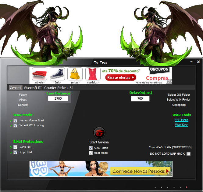 Garena hack map exp 2011, Garena Master Hack 73.01