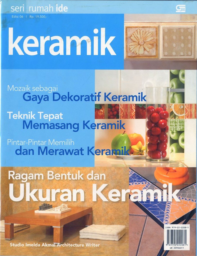 Buku Murah Meriah SOLD OUT Seri Rumah  Ide  Keramik 