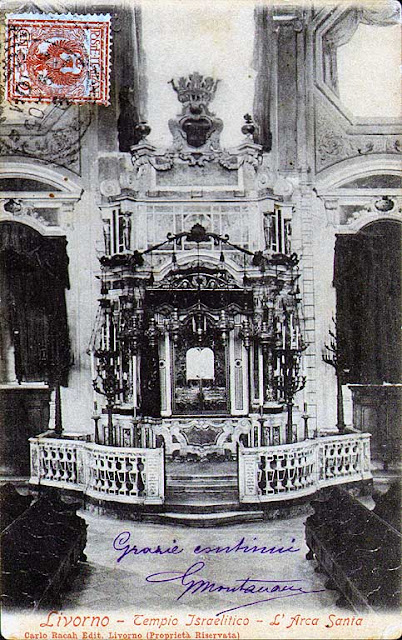 The Torah ark of the old synagogue of Livorno