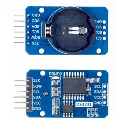 Arduino Uno DS3231 RTC and Character LCD Example