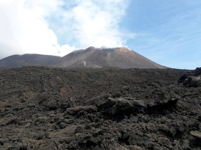 sommet Etna qui fume