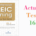 Listening Comprehensive TOEIC Training - Actual Test 16