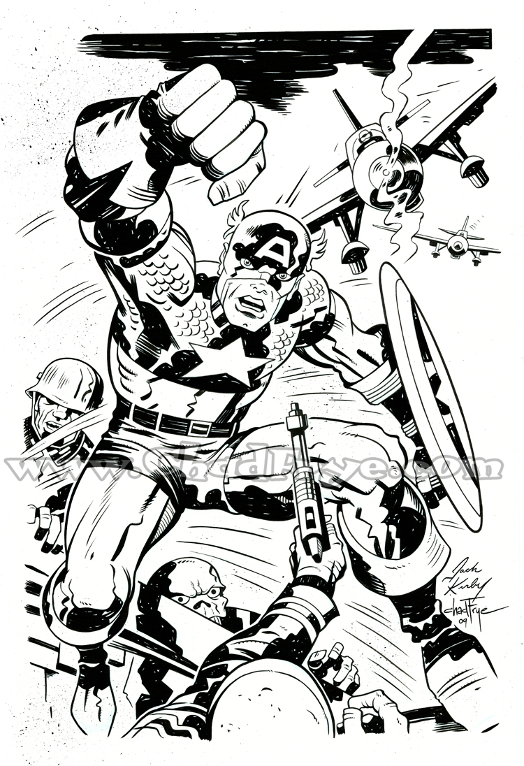 Captain America Shield Coloring Page