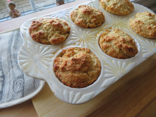 Sticky Almond Muffins