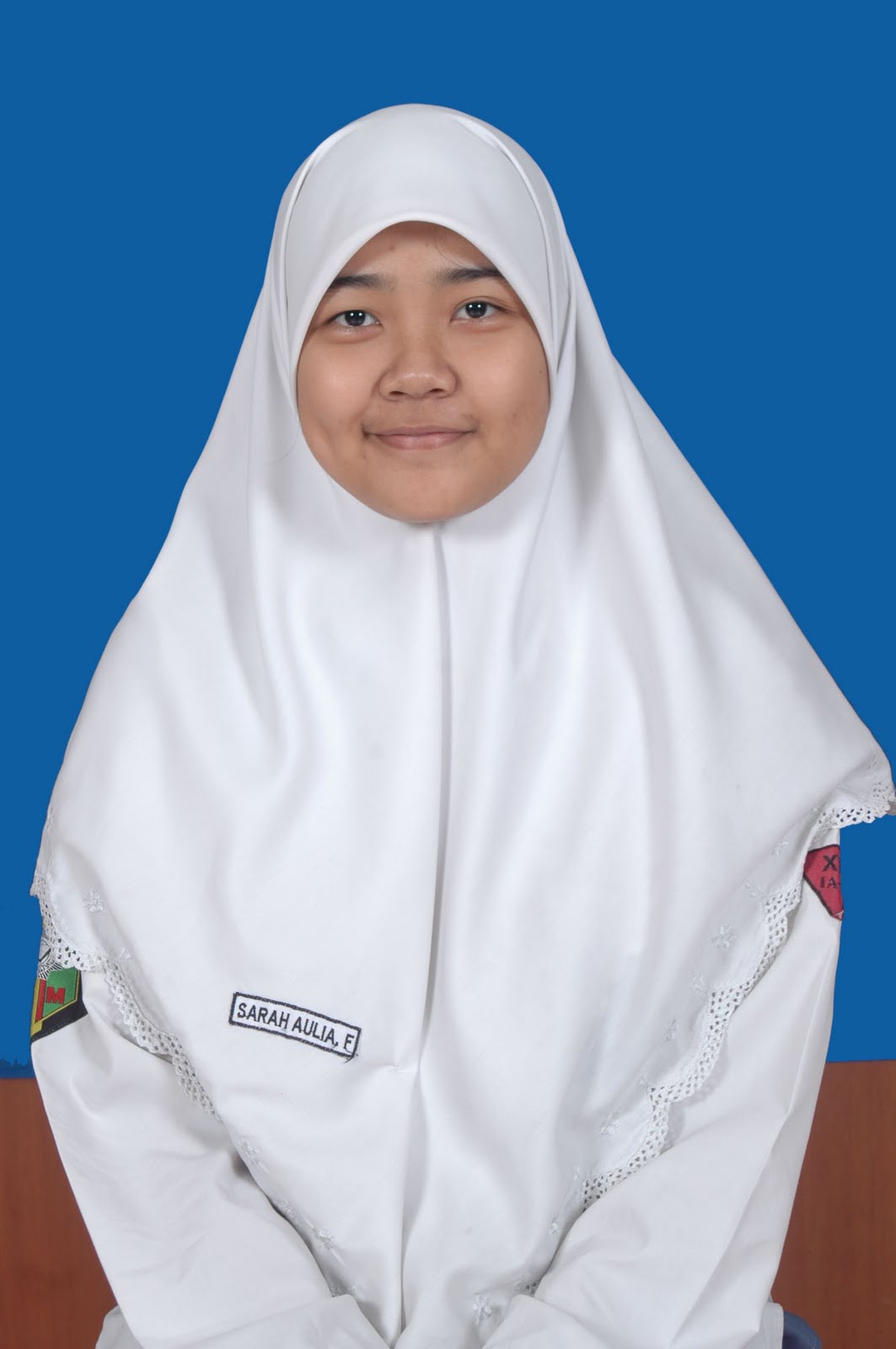 sarahauliafadhilah pas  foto  ijazah 12 IPA 5 ukuran 4x6 