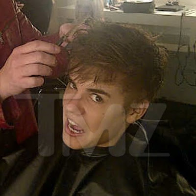 justin bieber pictures new haircut. Justin Bieber#39;s New Haircut