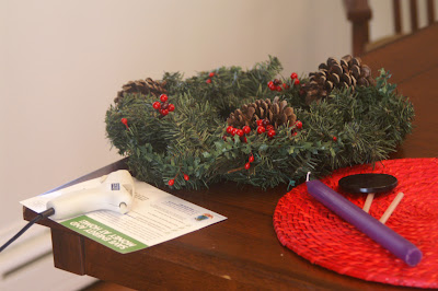 DIY Christmas Advent Wreath 