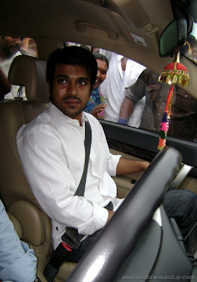 Ram Charan Visits Flood Hit Areas -Latest  Photos 