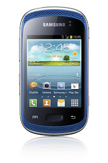 Samsung  Galaxy Music Biru depan