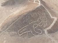 Peruvian archeologists uncovered giant cat carved into Nazca Lines UNESCO site of Peru.